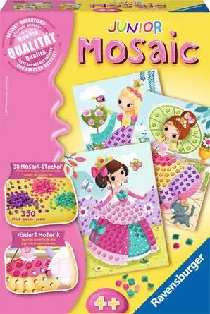 Mosaic Junior Princess - Bastelset für Kinder ab 4 Jahren
