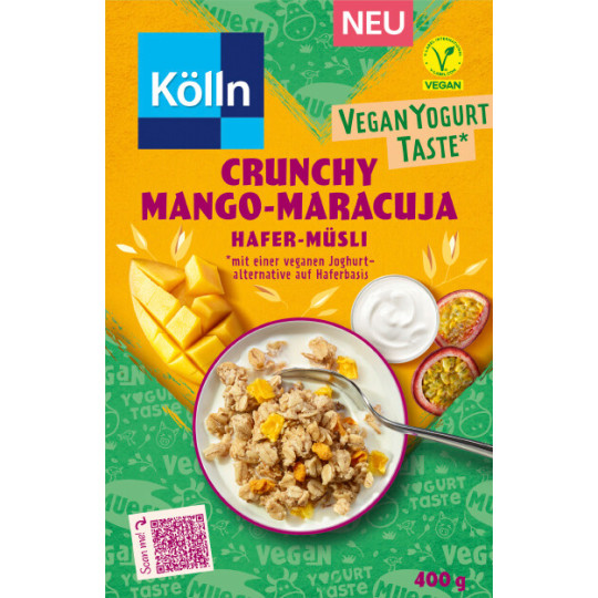Kölln Crunchy Mango-Maracuja Hafer-Müsli 400G