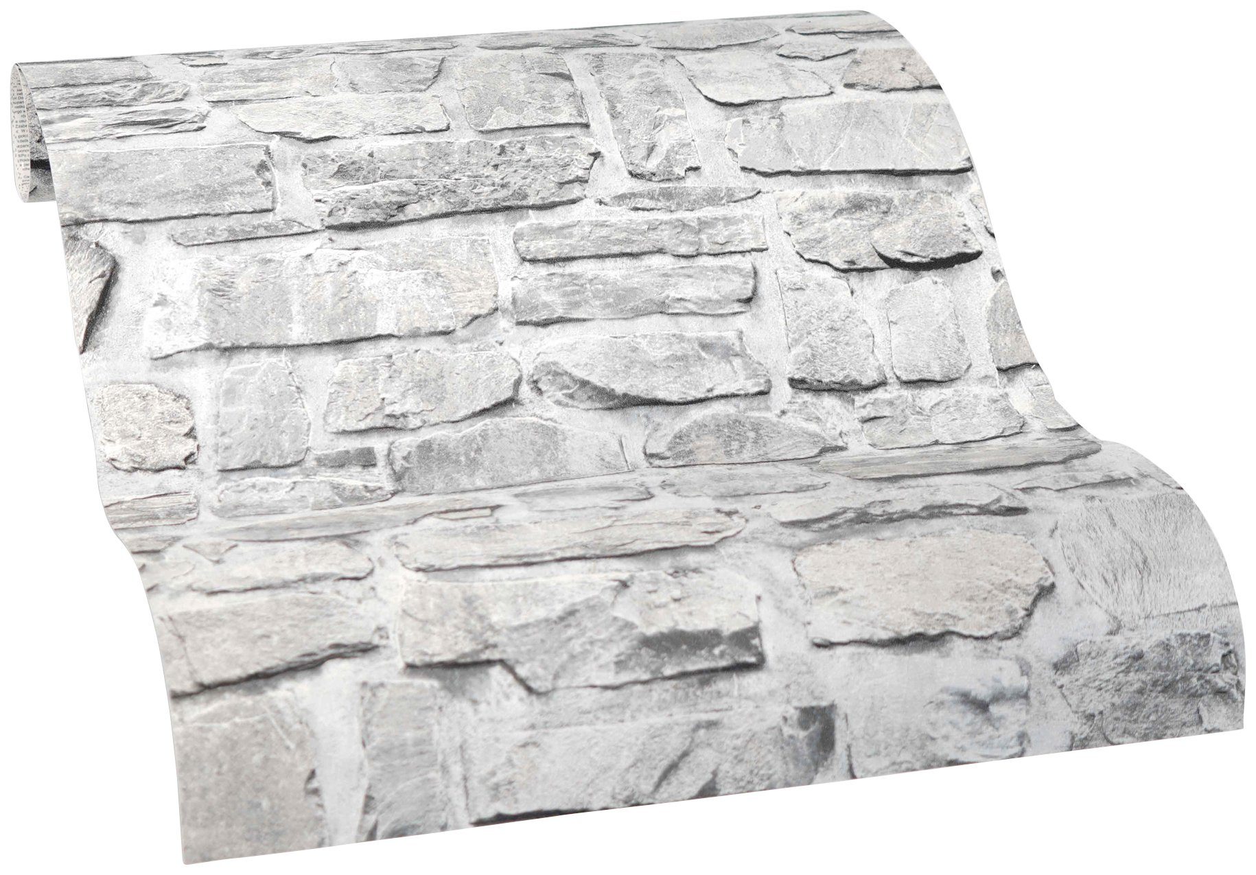 living walls Vinyltapete Pop Up Panel 3D, strukturiert, Steinoptik, Steinoptik Tapete Selbstklebend Stein Panel 2,50 m x 0,52 m