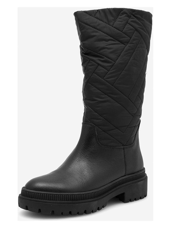 Lasocki Leder-Stiefel in Schwarz günstig kaufen