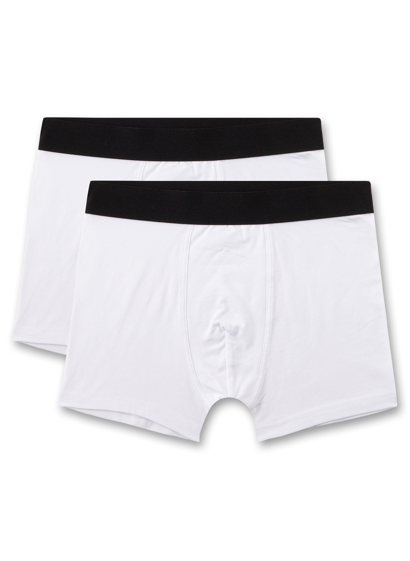 Jungen-Hipshorts (Doppelpack) Weiß