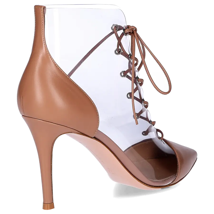 Gianvito Rossi - Stiefeletten ICON 85 PVC - braun
