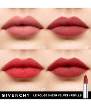 GIVENCHY Le Rouge Sheer Velvet Refill Lippenstift-3.4 g