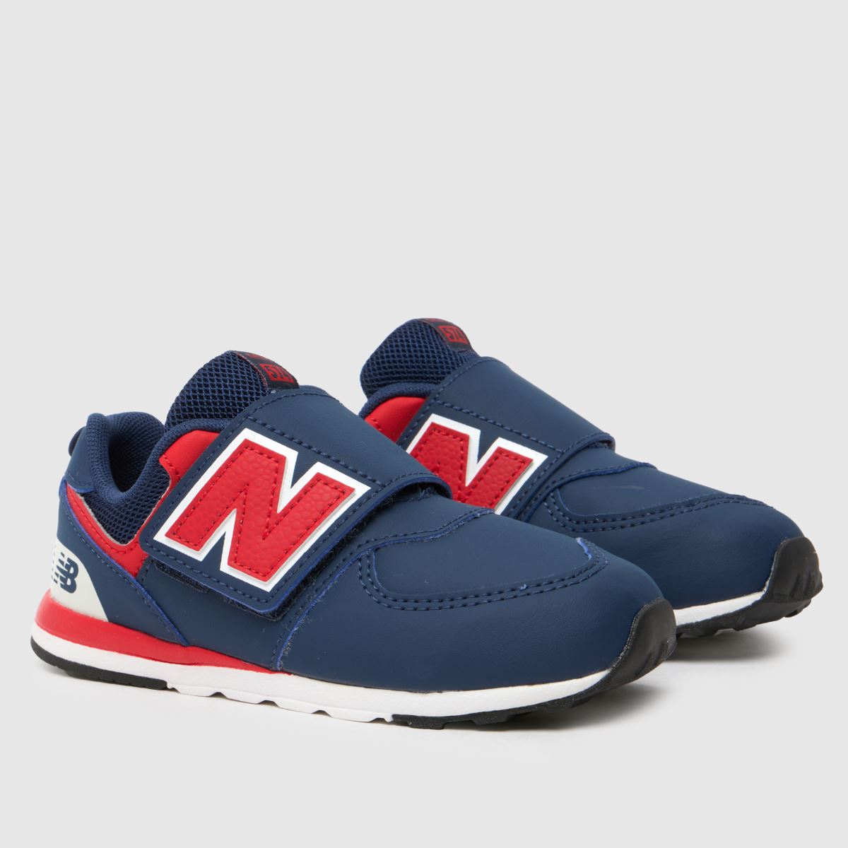 New Balance marinblå multifärgade 574 v pojkar småbarnsskor