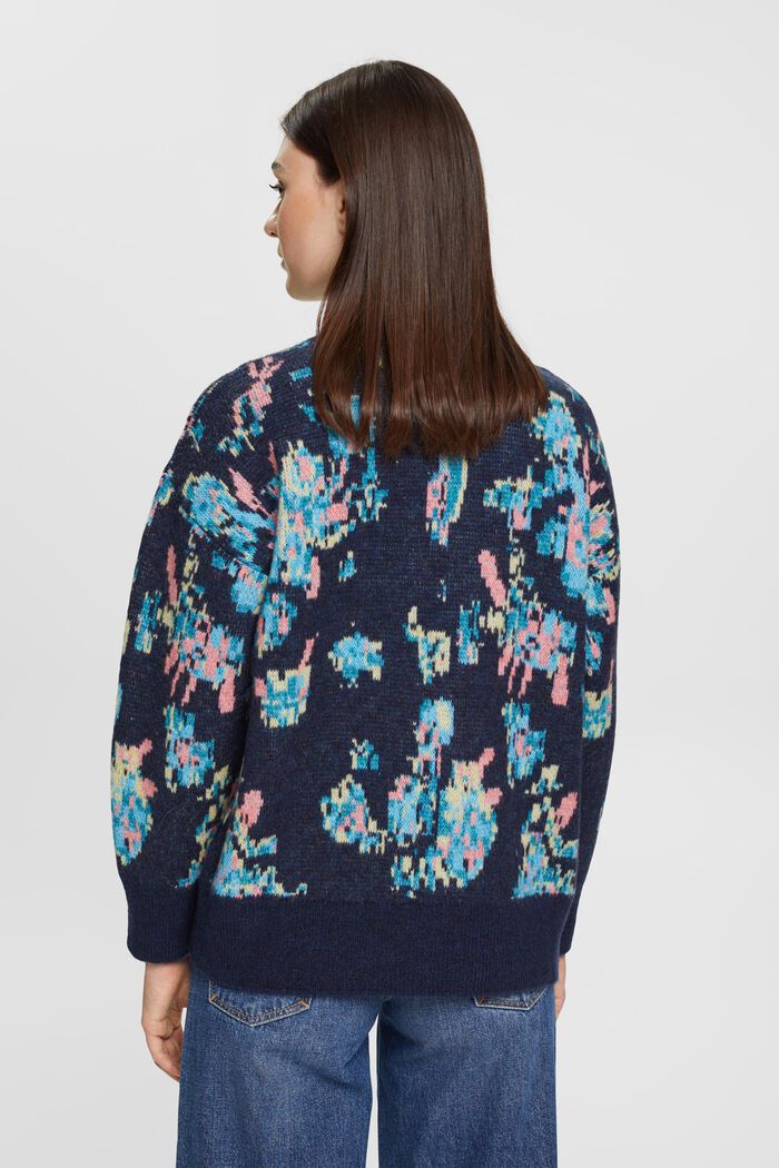 Pullover aus Jacquardstrick, Wollmix