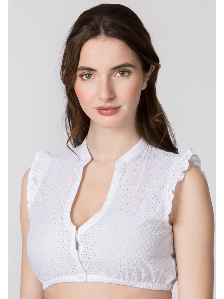 Stockerpoint Stockerpoint Dirndlbluse Melania in weiss günstig kaufen