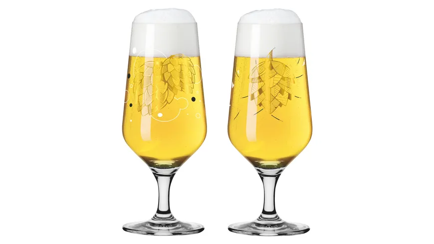 RITZENHOFF Pilsglas Brauchzeit  2er #1 #2 A. Preis F22