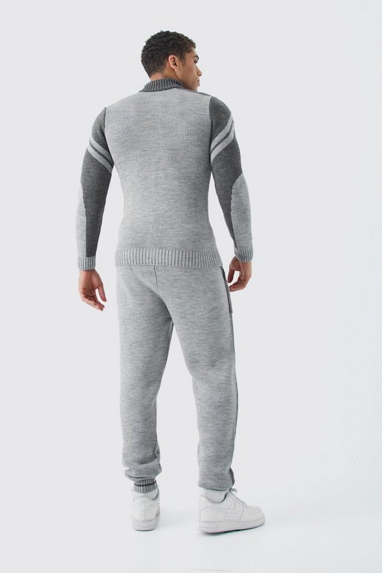 Lockere Jogginghose mit Seitenstreifen