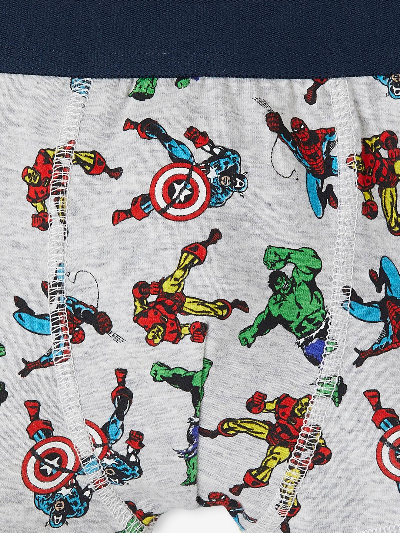 Avengers 3er-Pack Jungen Boxershorts MARVEL AVENGERS - marine