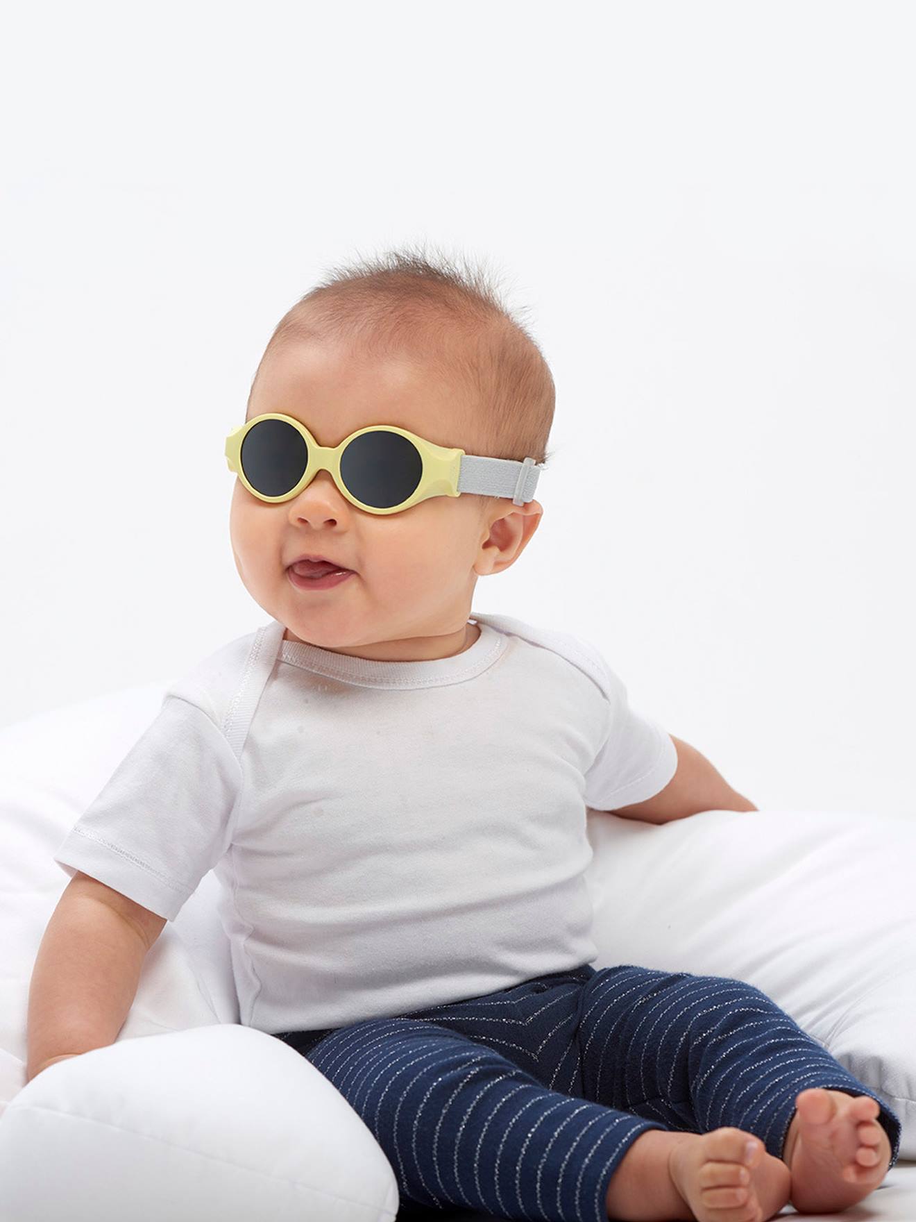 Lunettes de soleil BEABA pour bébé de 0 à 9 mois vert clair uni