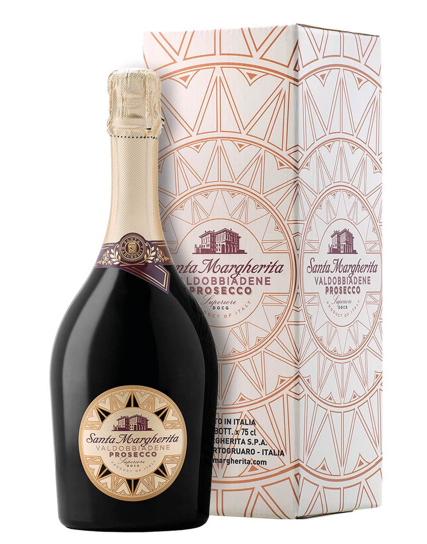 Valdobbiadene Prosecco Superiore Brut DOCG Santa Margherita 0,75 ℓ, En Étui