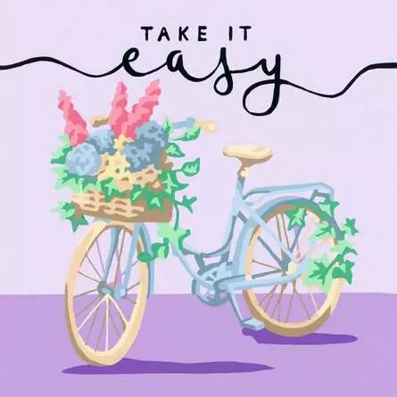 CreArt Take it easy - Malen nach Zahlen für Erwachsene