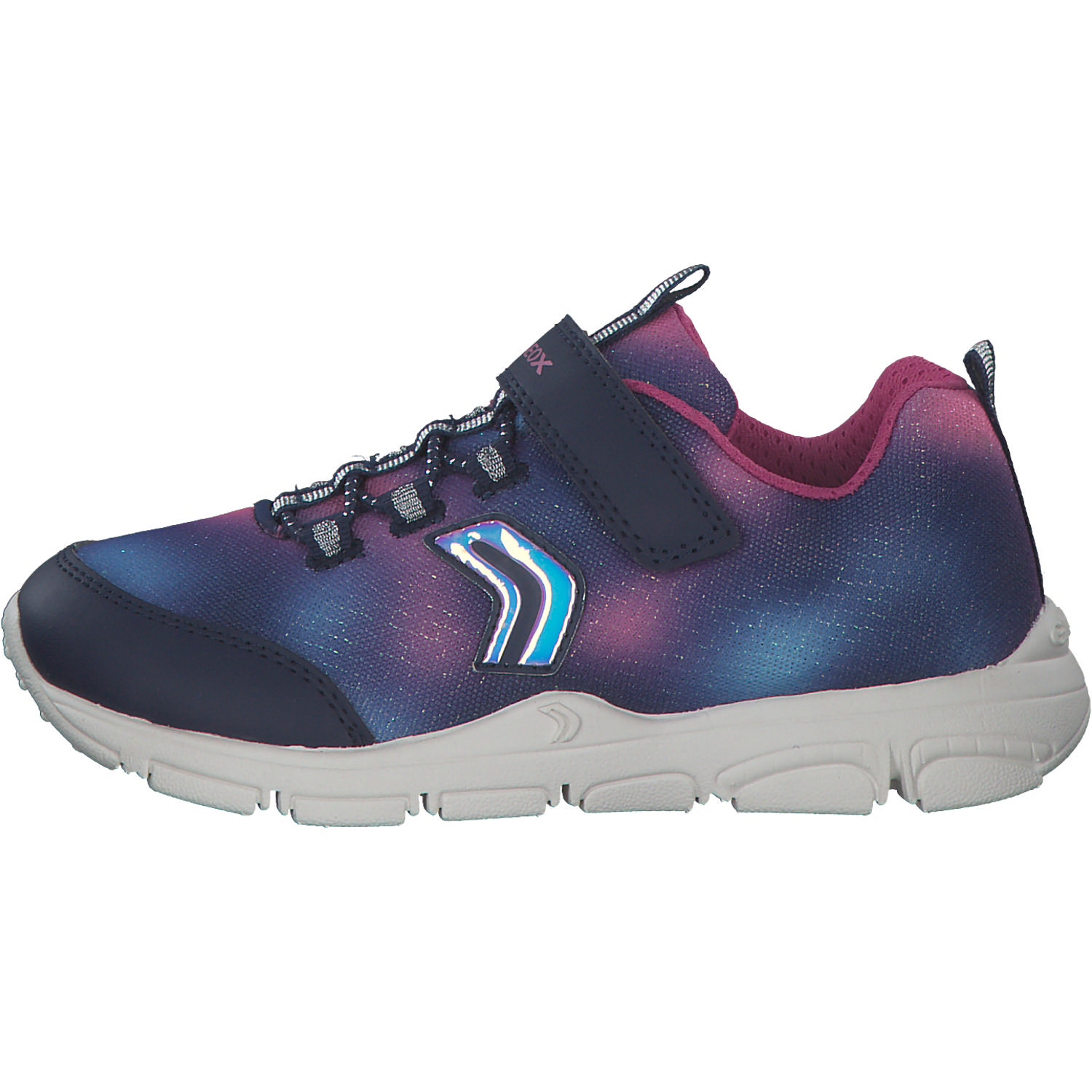 Geox J258HA, Sneakers Low, Kinder, NAVY/FUCHSIA