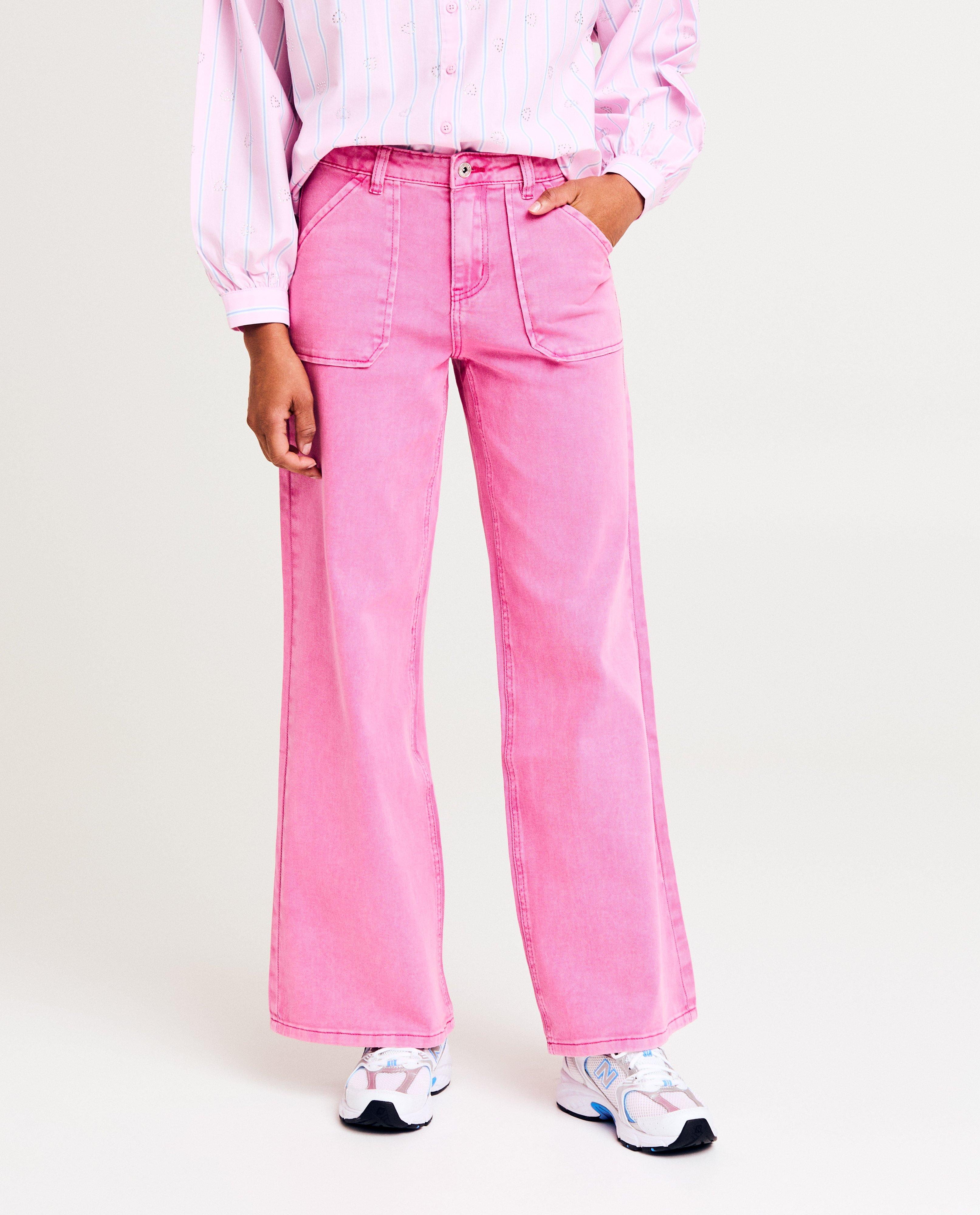 Sora Pink farmer, bő szabású, poros rózsaszín