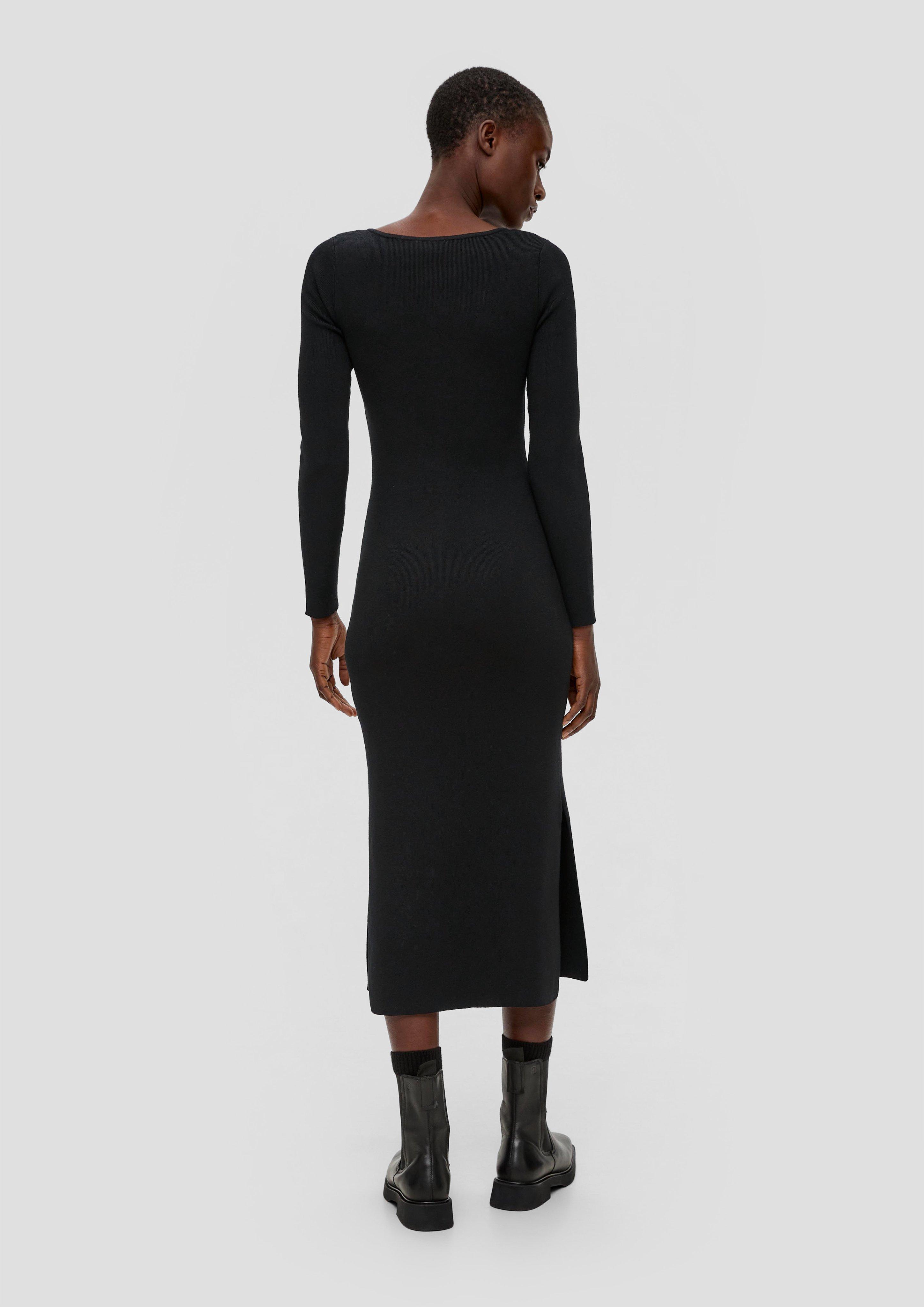 Strickkleid in Wickel-Optik  2140471-9999