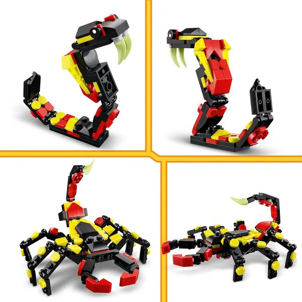 LEGO Creator 31159 Divje živali 3 v 1: Razburljiv pajek