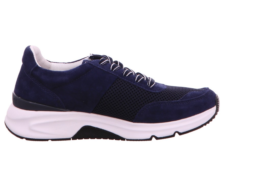 GABOR Freizeit Schnürer blau rollingsoft by Gabor Sneaker low 46.897.