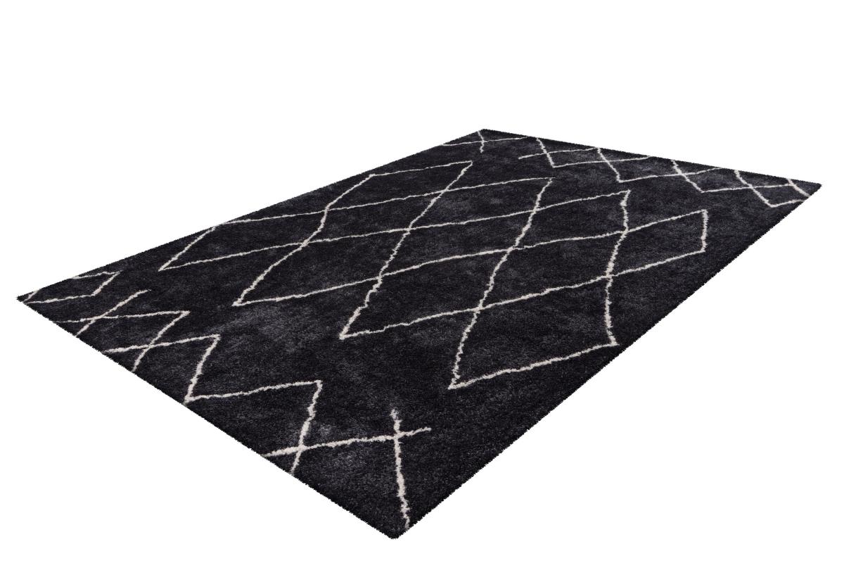 megusta Retro Teppich Anthrazit 200cm x 290cm
