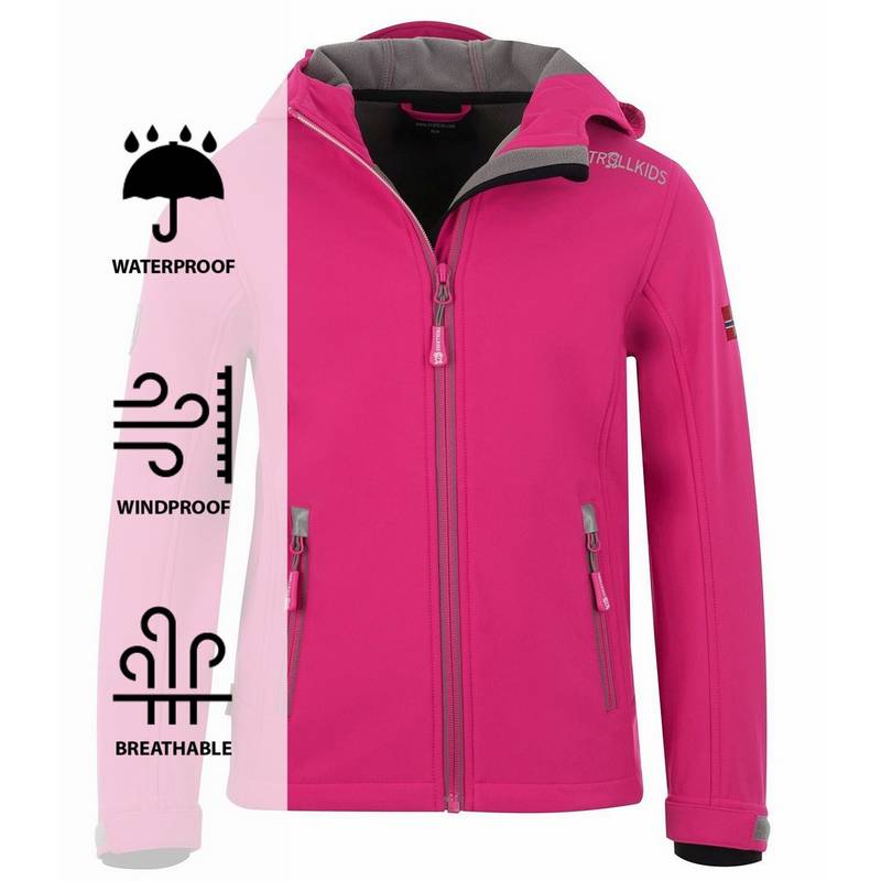 Trollkids Trollfjord Softshelljacke Mädchen