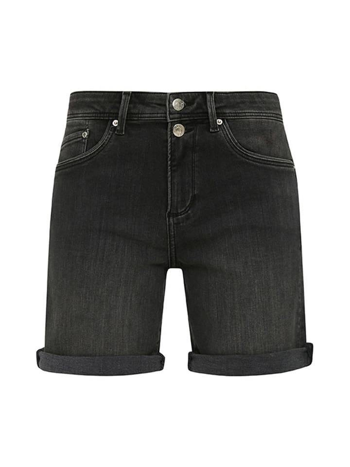 S.OLIVER RED LABEL Jeans-Shorts in Schwarz günstig kaufen