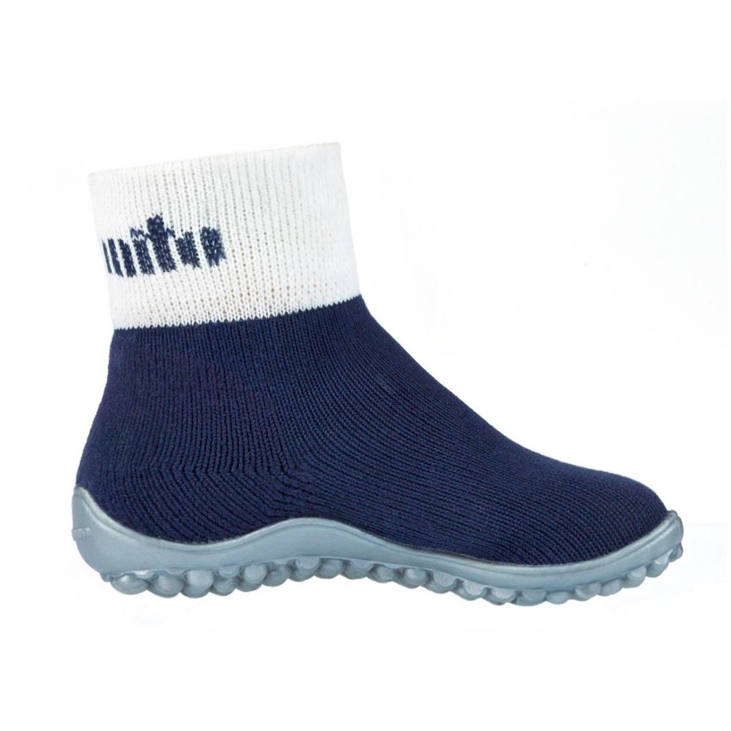 Leguano Leguanito marineblaue Sockenschuhe