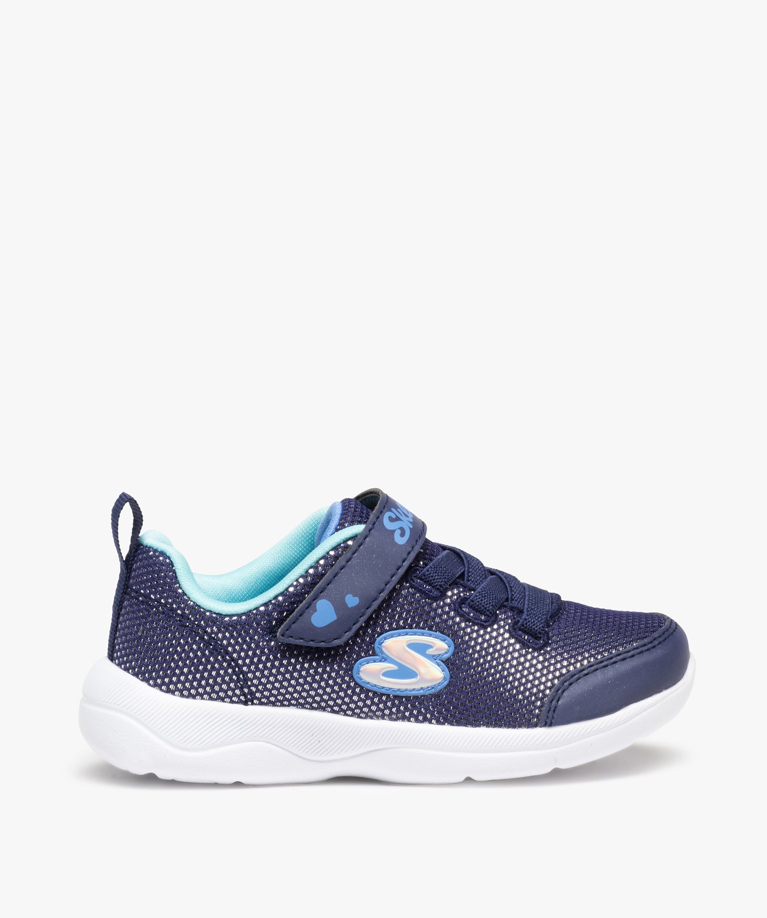 Baskets fille effet pailleté - Sketchers marine | GEMO