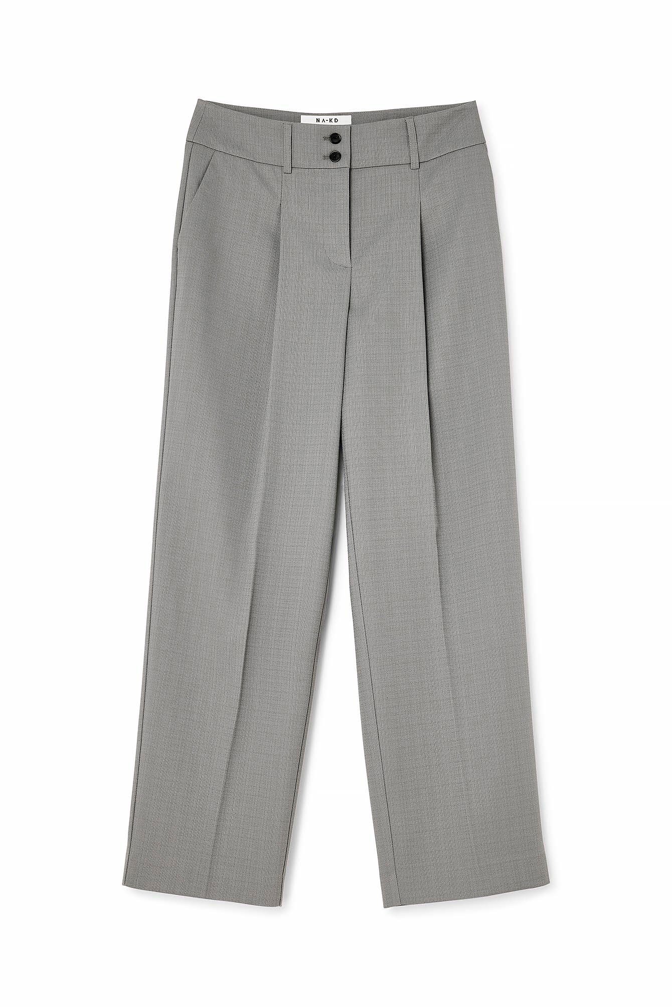 Weite Hose mit mittelhoher Taille