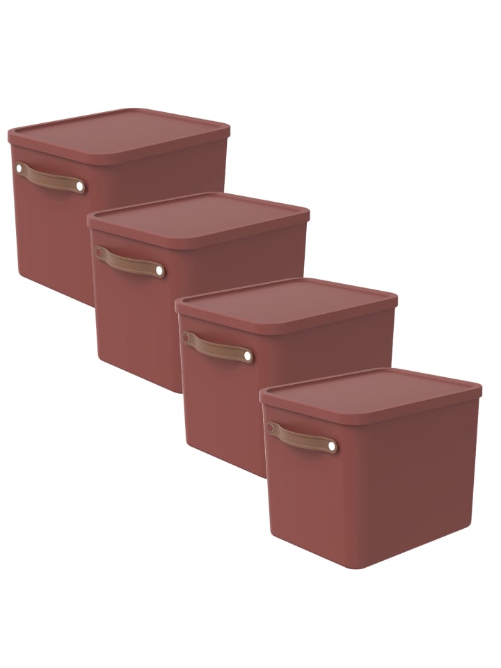 Rotho 4er-Set Aufbewahrungsbox Maloja 27l günstig kaufen onesize