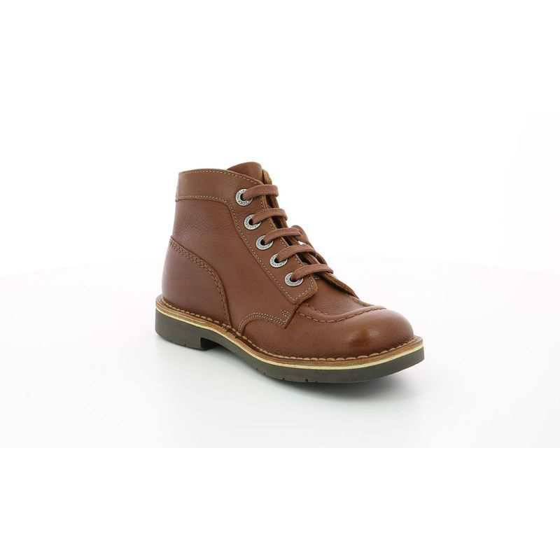 Bottillons cuir Kick Col
