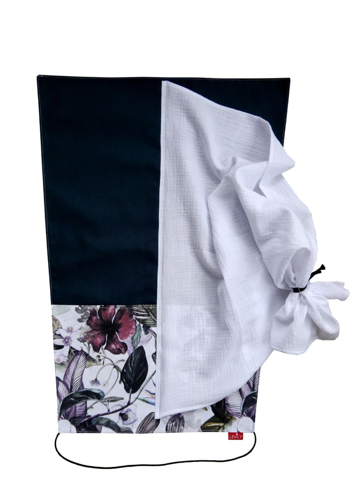 levily - Manufaktur babyfroh  Sonnensegel Sonnenschutz Floral Strolls/Dunkelblau günstig kaufen onesize