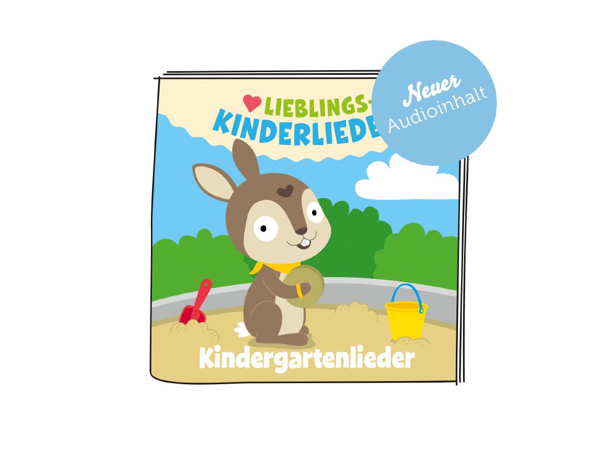 tonies Hörspielfigur Lieblings-Kinderlieder - Kindergartenlieder, Ab 3 Jahren