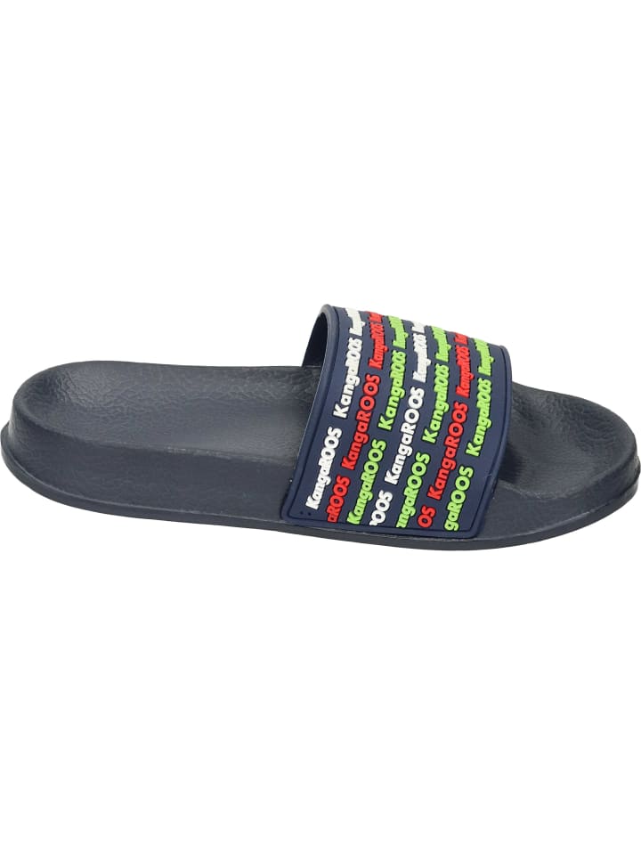 Kangaroos Badeschuhe in dk navy/lime günstig kaufen