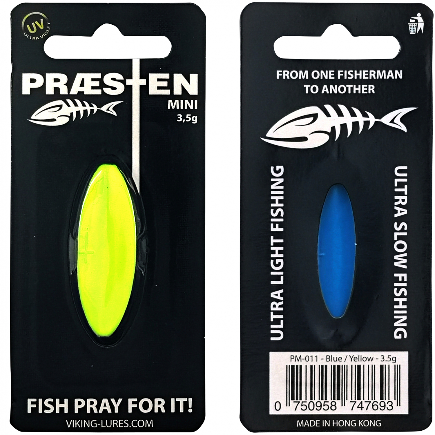 OGP Inlineköder Præsten Micro (Blue Yellow)