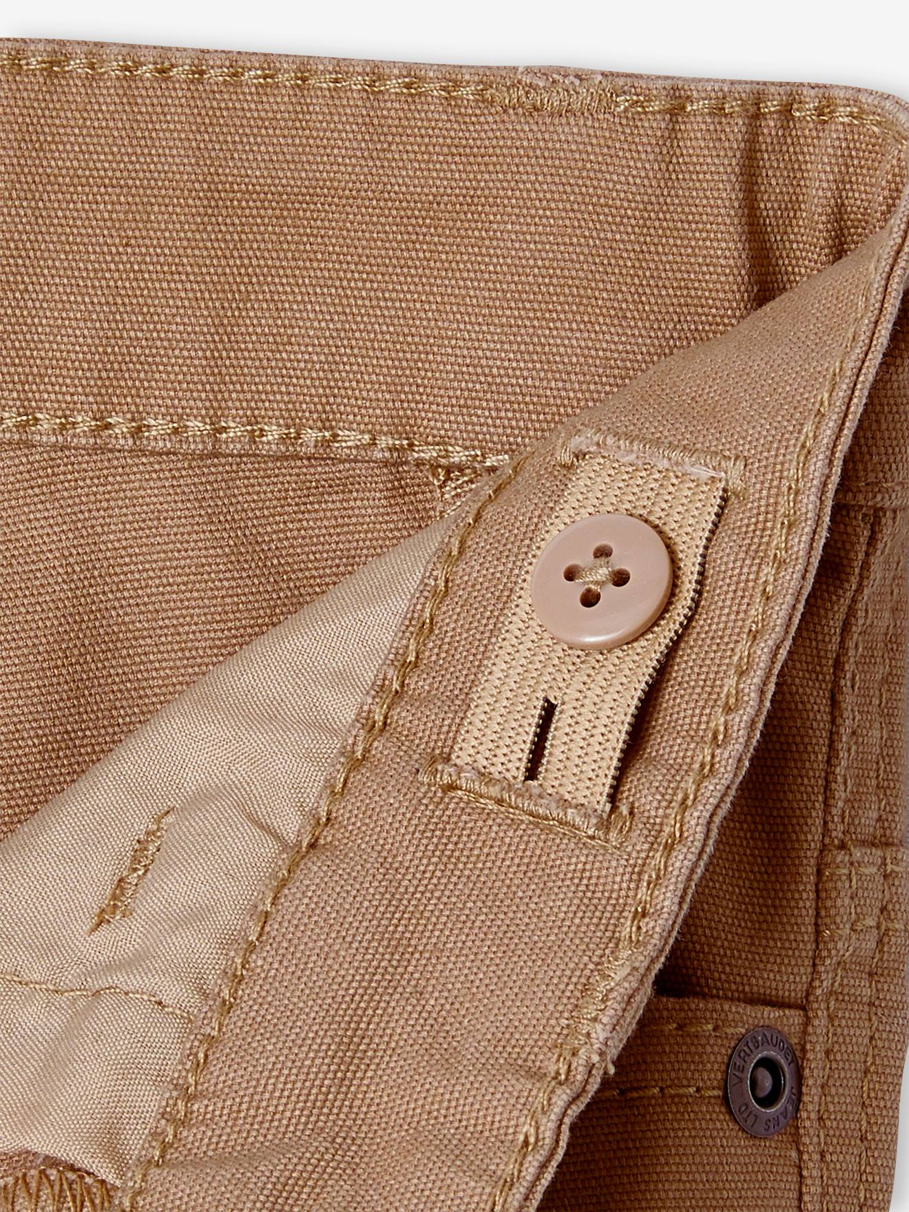 Vertbaudet Die UNVERWÜSTLICHE, robuste Jungen Hose, gerades Bein - khaki