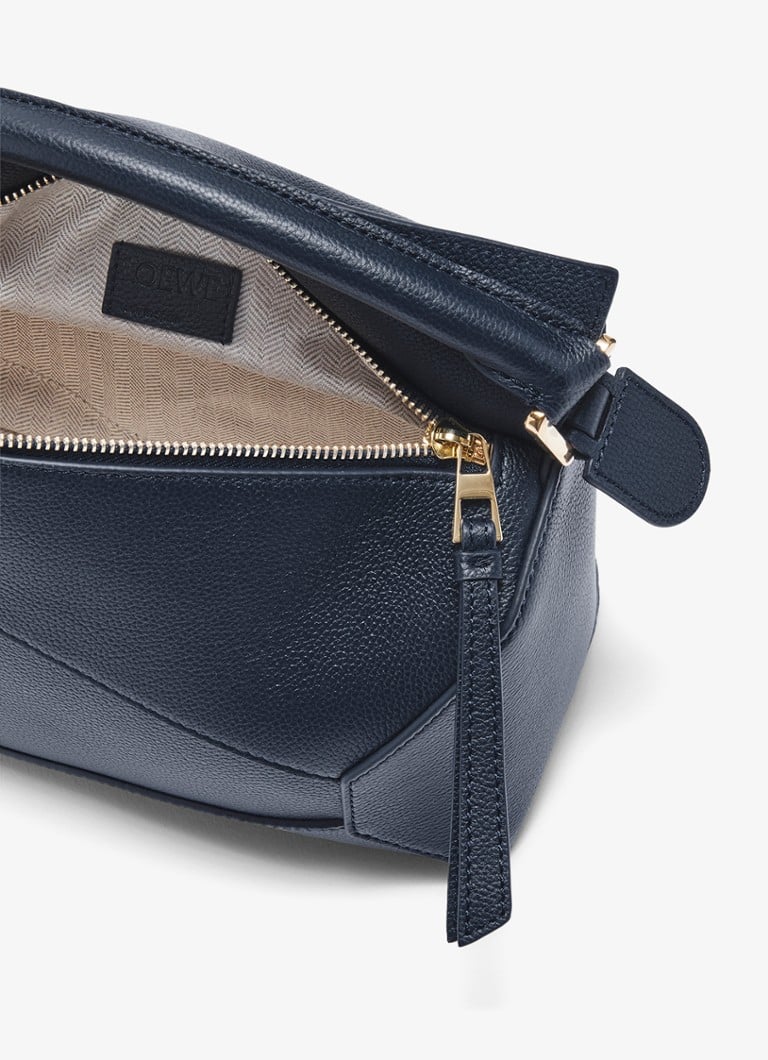 LOEWE Puzzle Edge Malá kabelka z telecí kůže