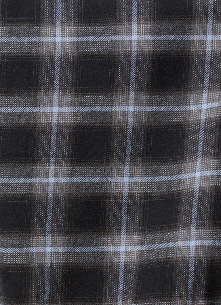 Diesel J-Saint padded bomber jacket with check pattern and side pockets