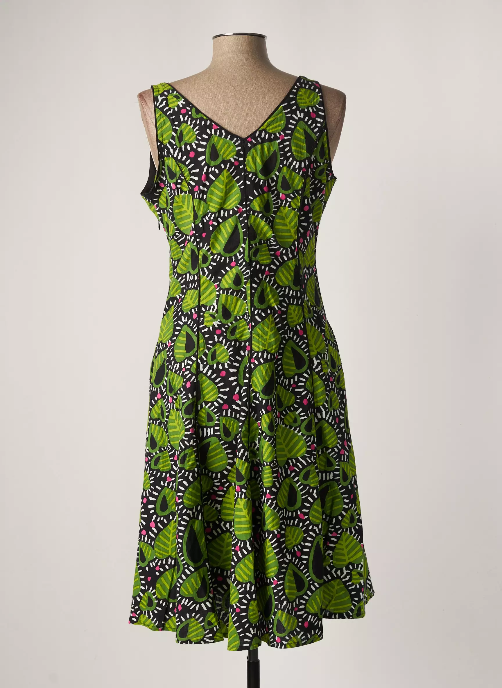 Bla Bla Robes Mi Longues Femme couleur vert