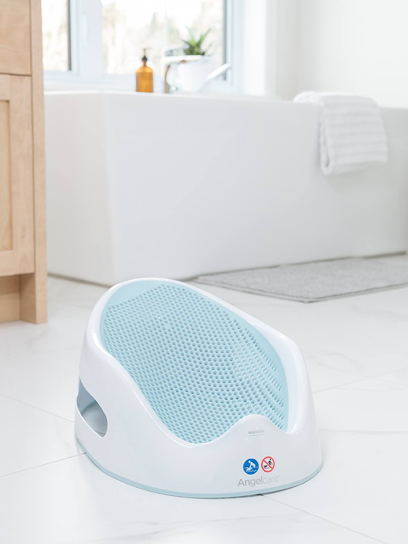 Transat de bain Angelcare bleu