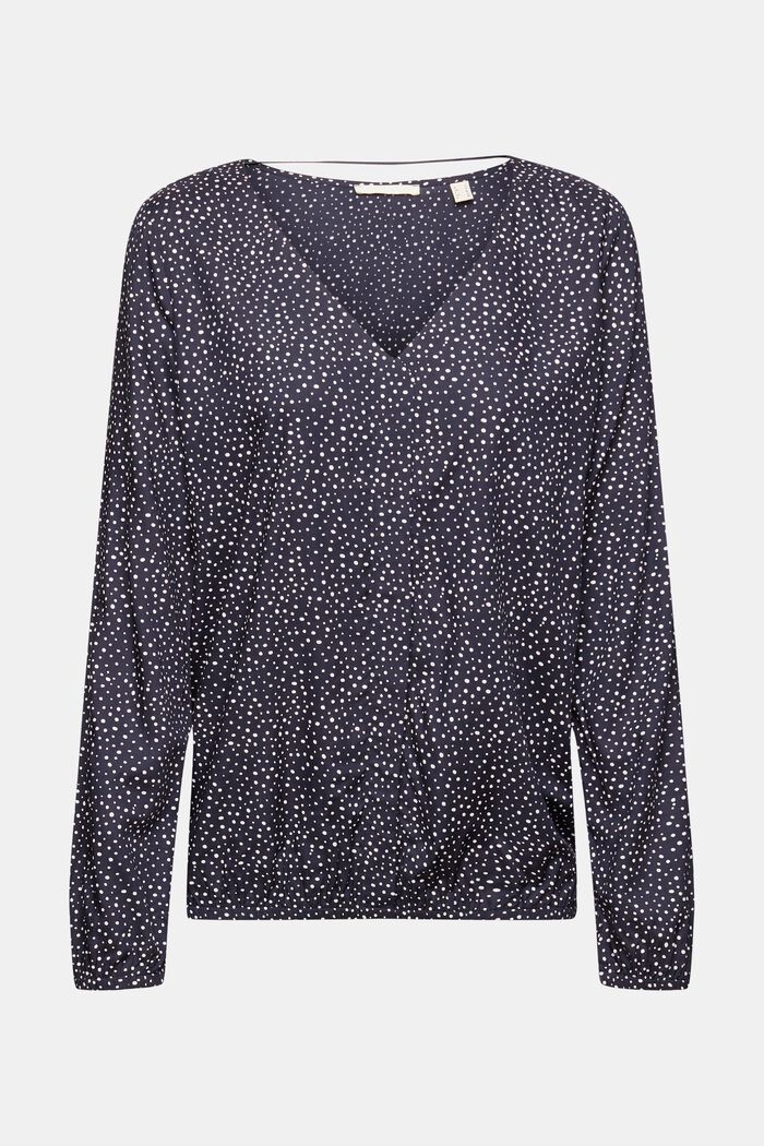 Bluse mit Muster, LENZING™ ECOVERO™
