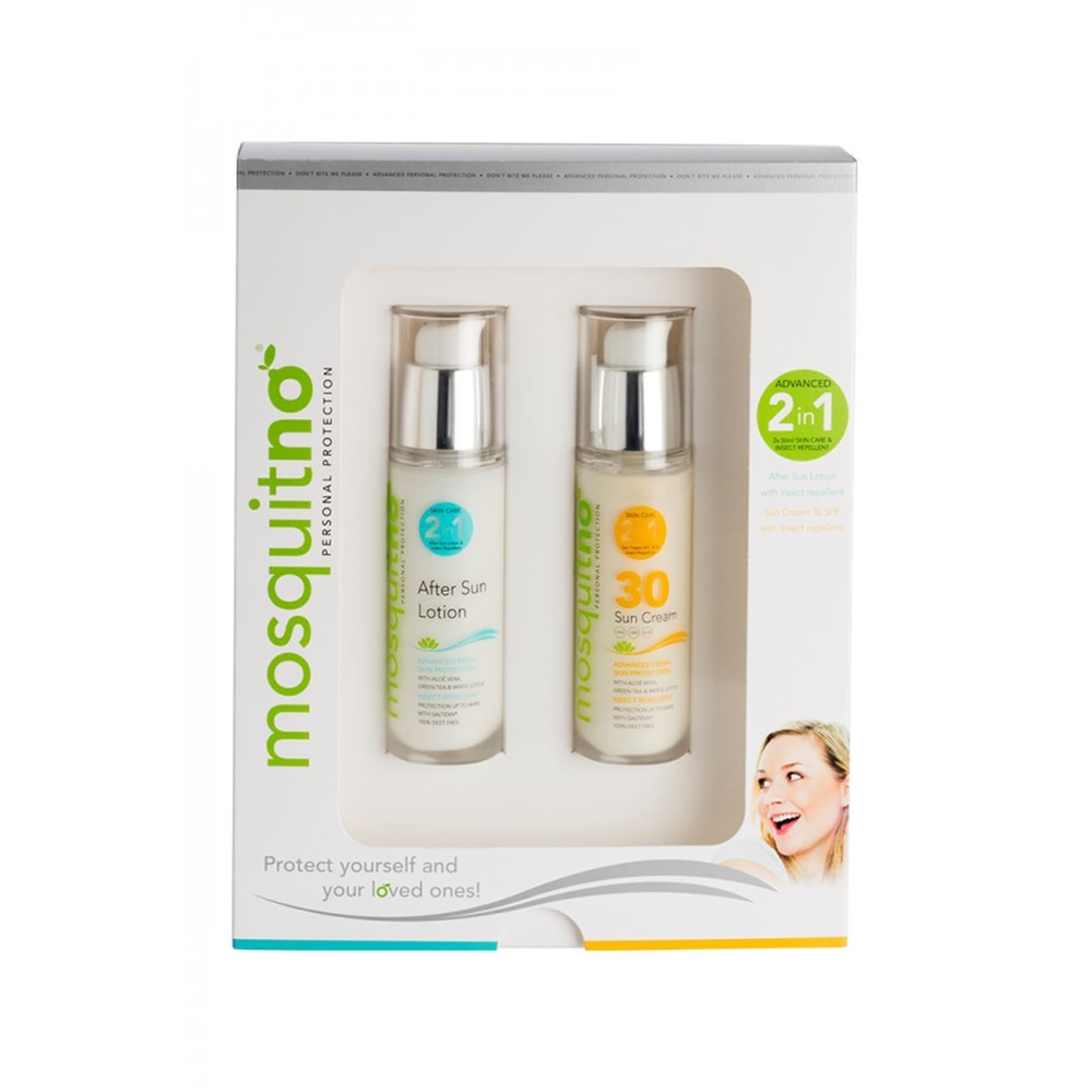 mosquitno Coffret solaire :Crème Solaire SP30 -  50 ML+Après Soleil - 50 ML Coffret solaire