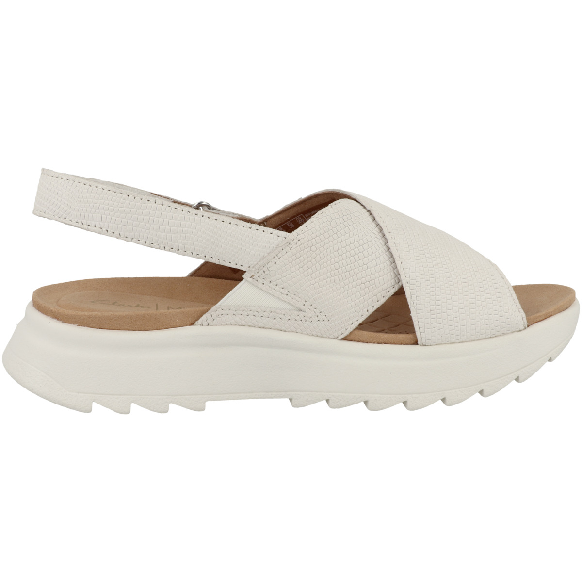 Clarks DashLite Wish Sandale weiss