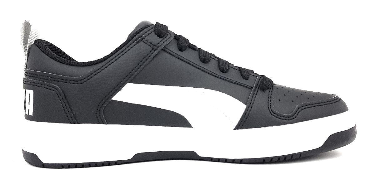 Puma Rebound Layup Lo SL Jr. 370490 Schwarz 02 black/white