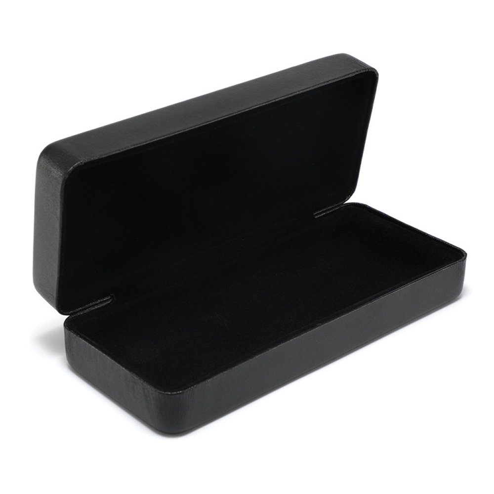 aikidio Brillenetui Fashion Square Glossy Flip Top gepolstertes Brillenetui