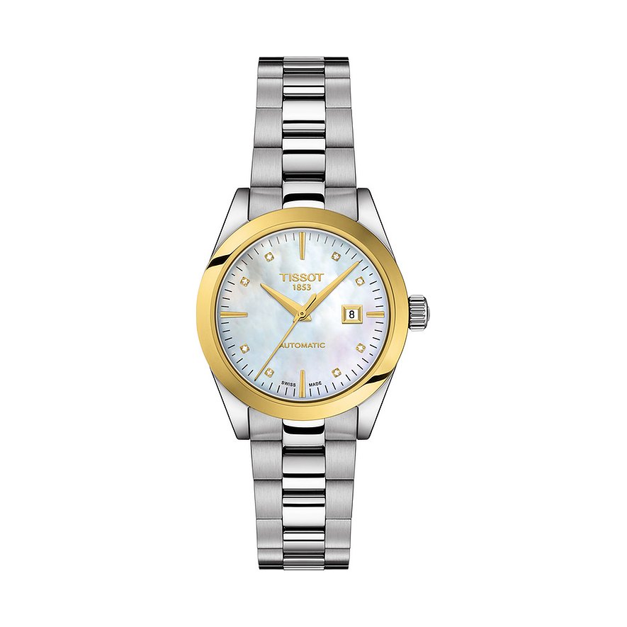 Tissot Damenuhr T-My Lady Automatic 18K Goldlünette