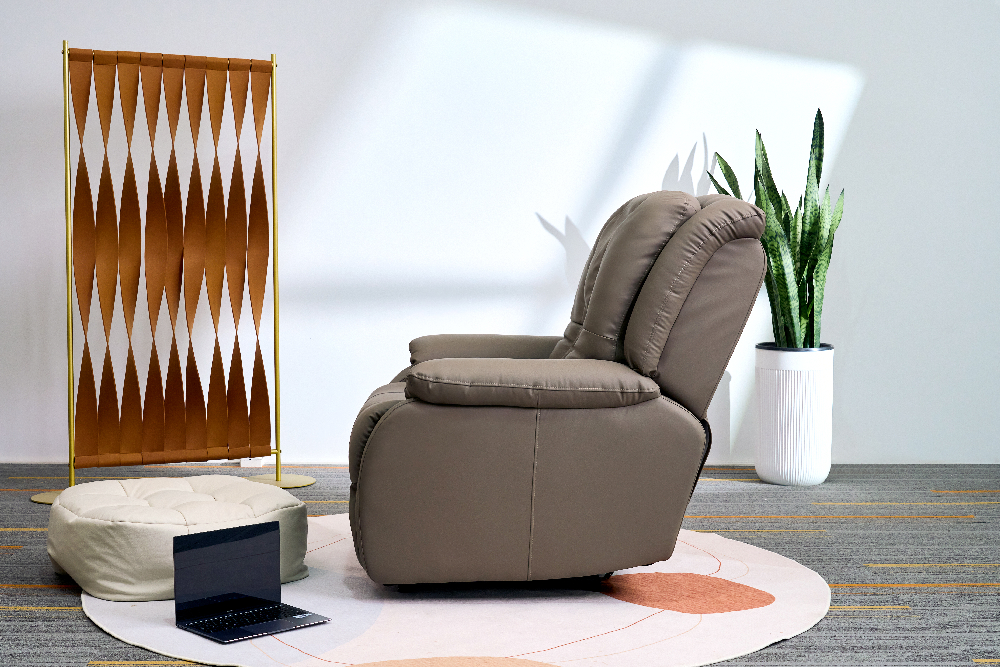Happy Home Elektrischer Massagesessel mit autom. Rücken- und Beinanhebung & 3D-Mechanismus HWP73-BRN braun