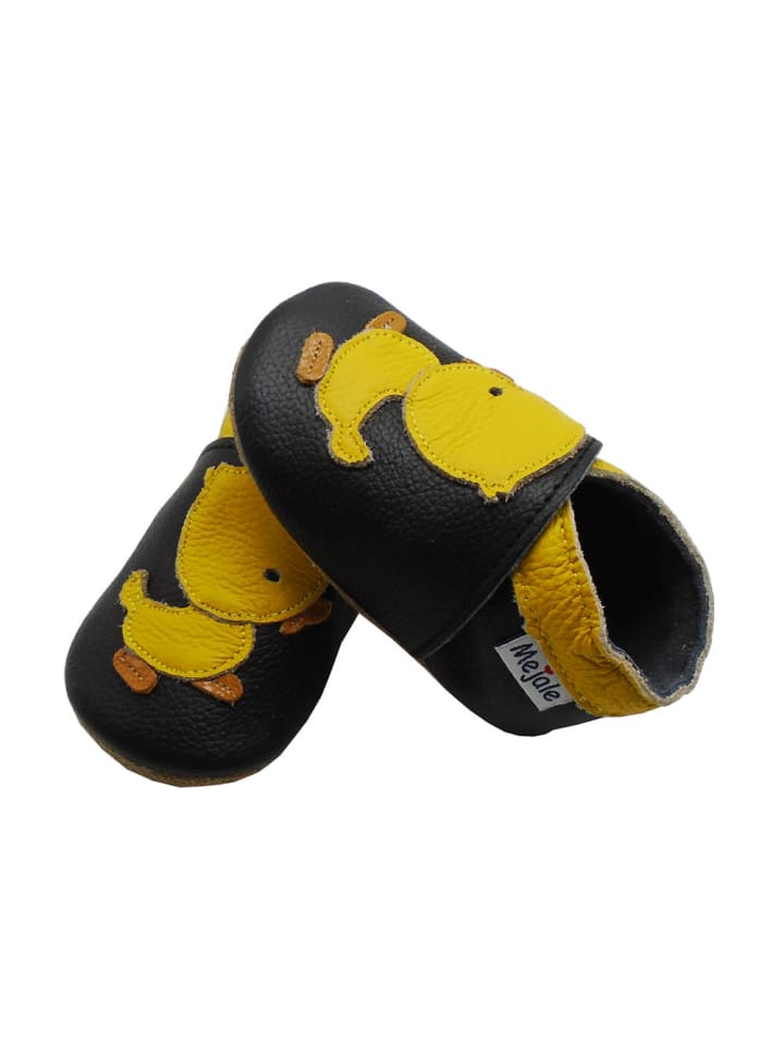 Yalion Baby Krabbelschuhe in Ente Schwarz günstig kaufen 23/24