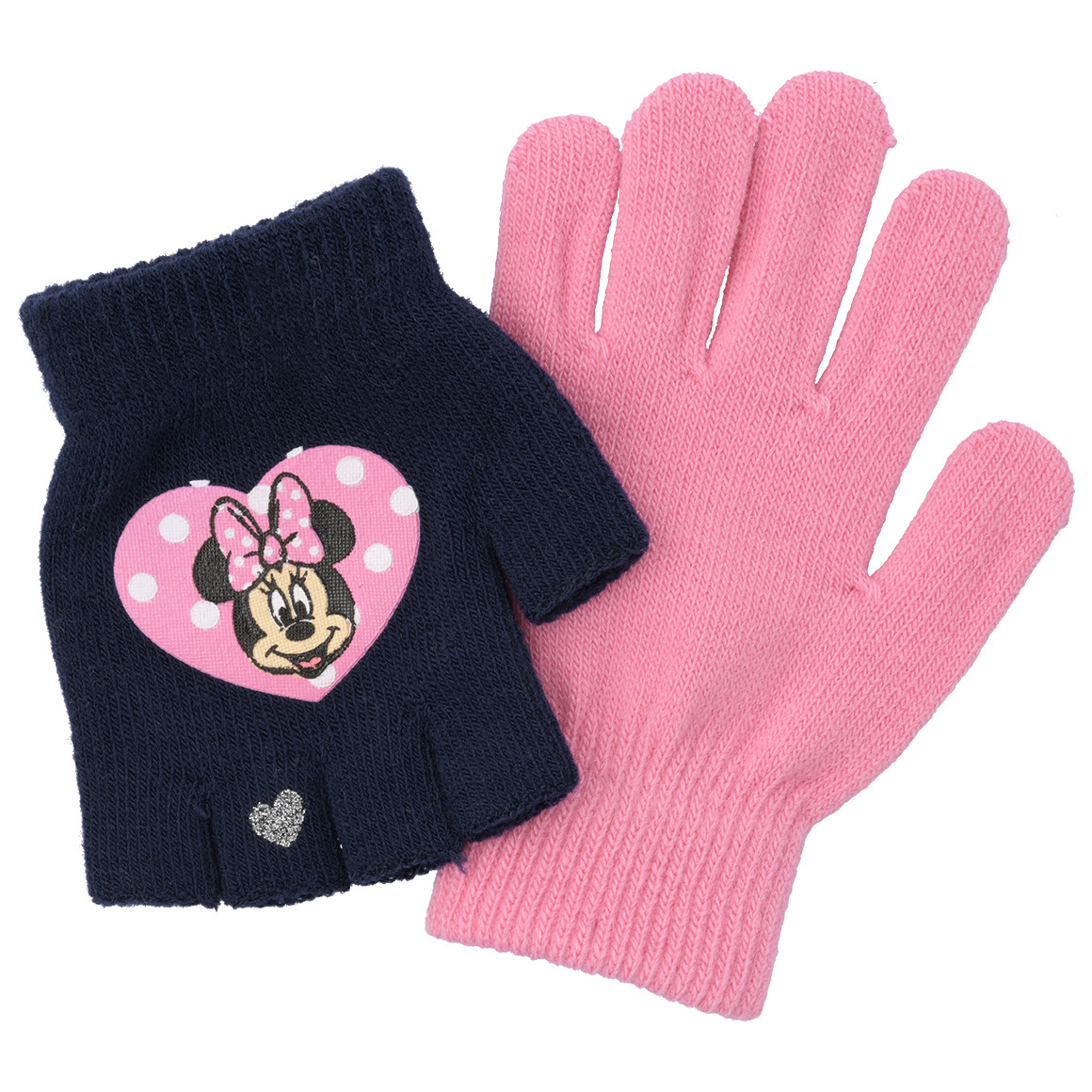 2 in 1 Minnie Maus Handschuhe