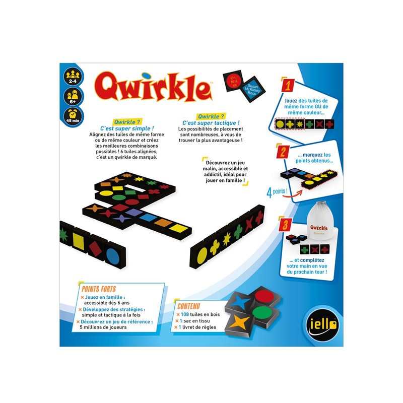 Iello Jeu de société Qwirkle
