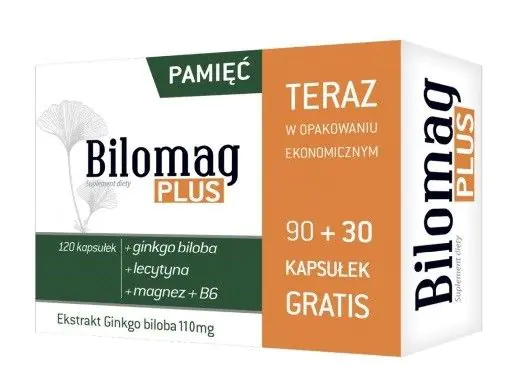 Bilomag Plus προωθητική συσκευασία καψουλών 90 κάψουλες + 30 κάψουλες