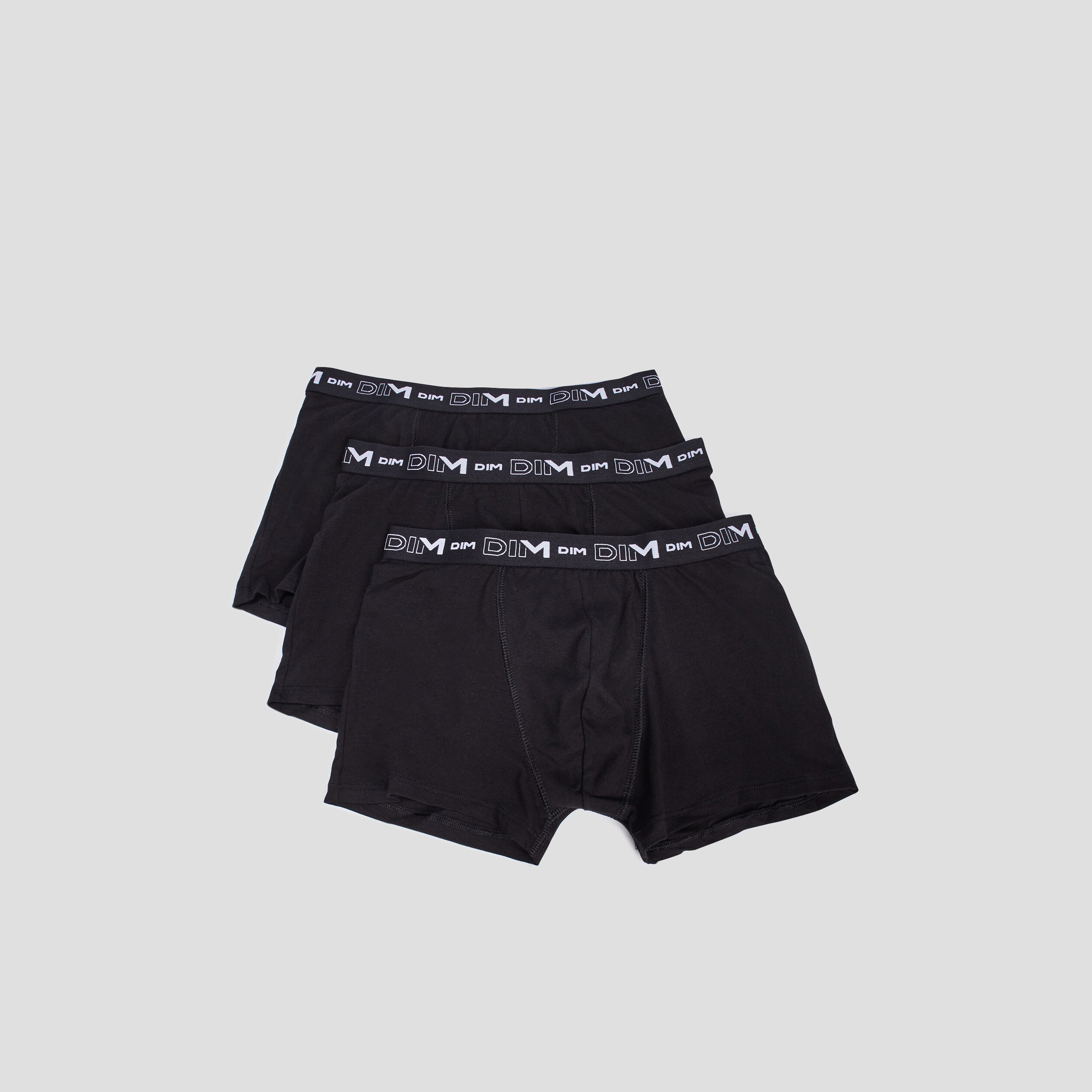 Lot 3 boxers DIM noir homme | La Halle